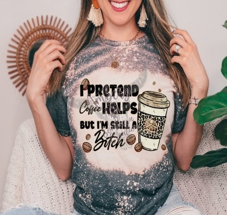 Coffee helps -T-Shirt