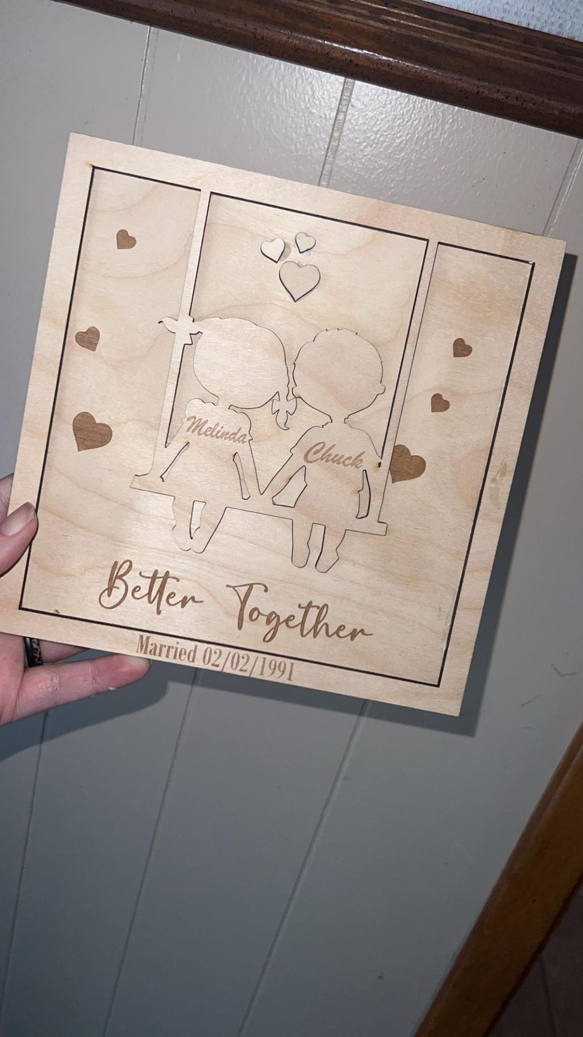 Better together - Wood Sign